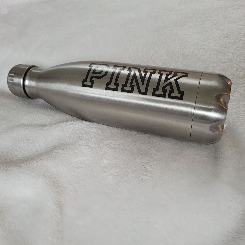 Victoria Secret PINK Stainless Steel Travel Water Drink Bottle NEW